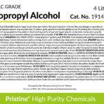 1914-5_Pristine™ Isopropyl Alcohol Label