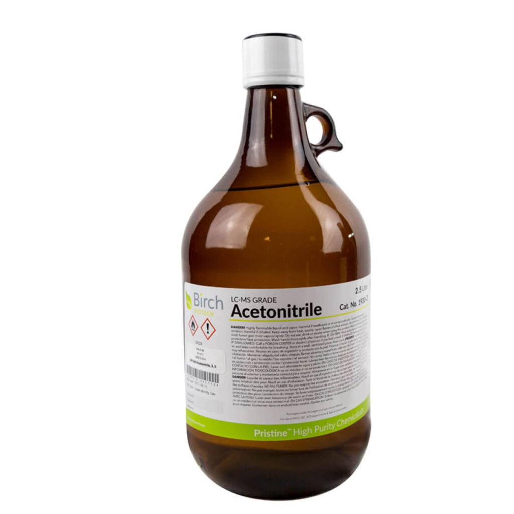 PRISTINE™ Acetonitrile, LC-MS Grade, 2.5 Liter